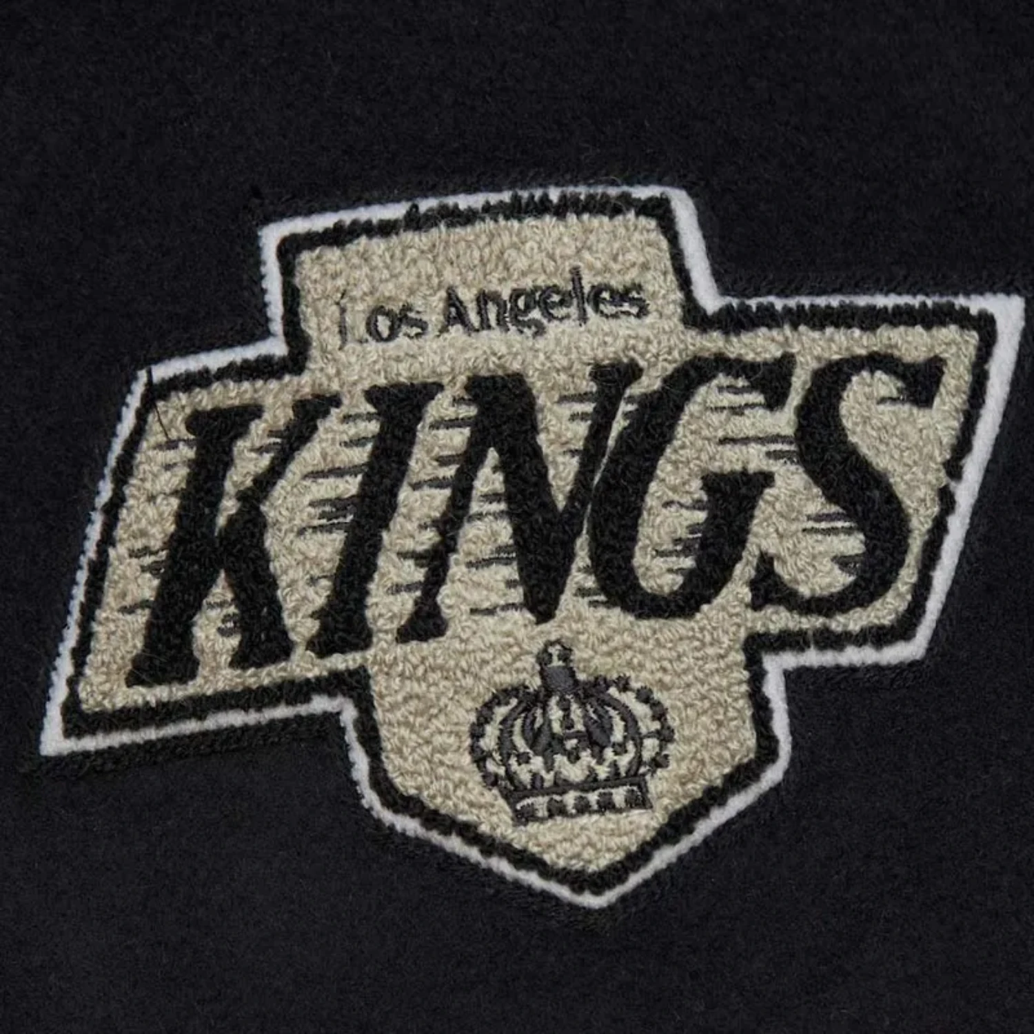 Blackout la kings wool leather jacket