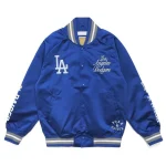 Los Angeles Dodgers Vintage Royal Blue Satin Jacket
