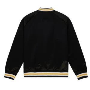 Boston bruins 100th anniversary black satin jacket