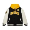 Boston bruins black rinkside hooded jacket