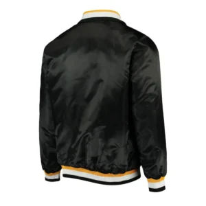 Boston bruins captain ii black bomber jacket