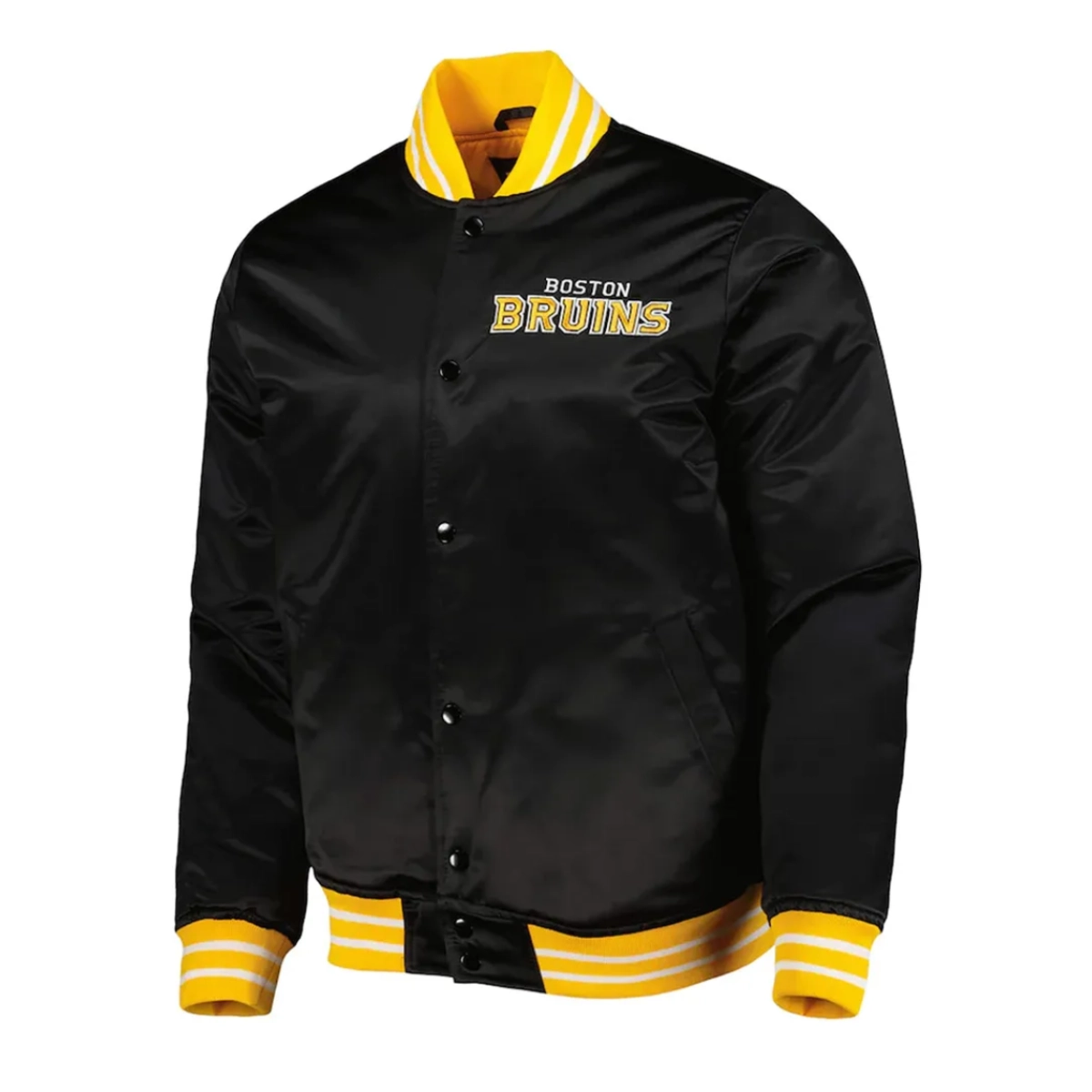 Boston bruins heavyweight full snap jacket