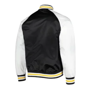 Boston bruins prime time black satin jacket