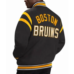 Boston bruins tailback black cotton jacket