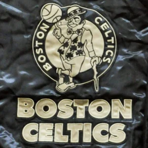 Boston celtics 75th anniversary satin jacket