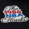 Boston celtics black courtside hooded 1986 logo