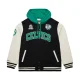 Boston celtics black courtside hooded jacket