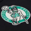 Boston celtics black courtside hooded sleeve logo