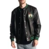Boston celtics black metallic jacket