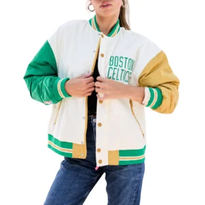 Boston celtics color block jacket
