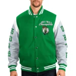 Boston Celtics Franchise Green/Grey Cotton Jacket