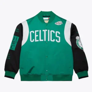 Boston celtics green team origins jacket