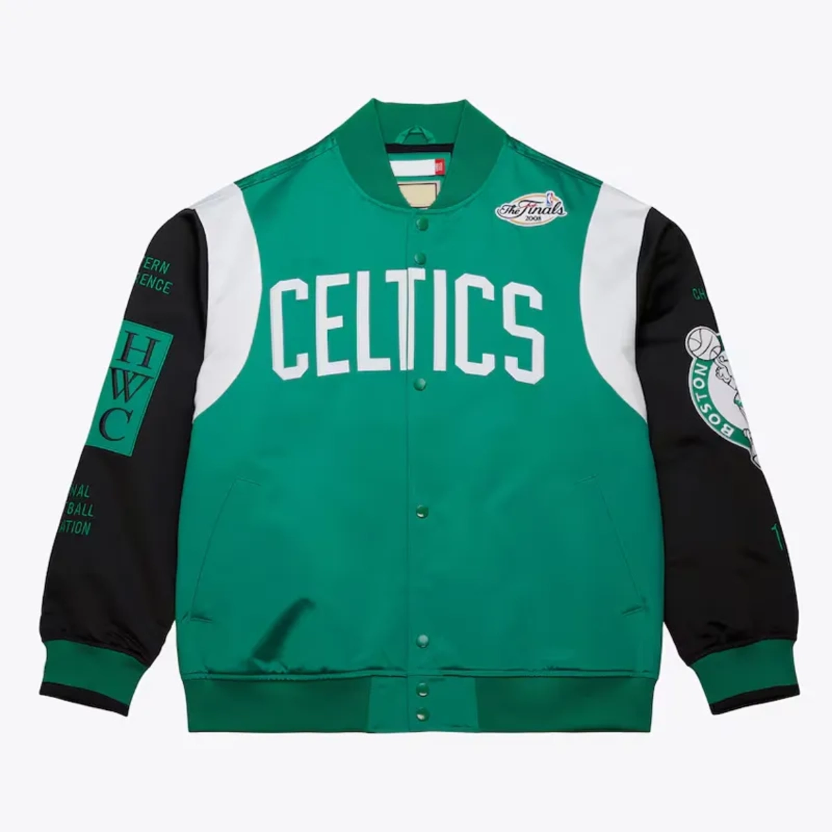 Boston celtics green team origins jacket