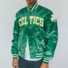 Boston celtics green varsity jacket