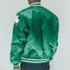 Boston celtics green vintage satin jacket