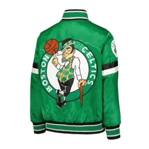 Boston celtics home game green varsity jacket