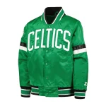 Boston Celtics Home Game Green Satin Jacket