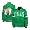 Boston celtics home game varsity jacket