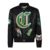 Boston celtics jeff hamilton full leather old english jacket black 1
