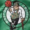 Boston celtics leader satin varsity jacket greenblack 4