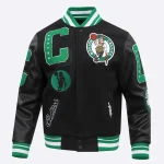 Boston Celtics Mashup Wool/Leather Jacket