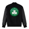 Boston celtics ovo x nba wool leather jacket