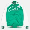 Boston celtics prime time full snap varsity jacket
