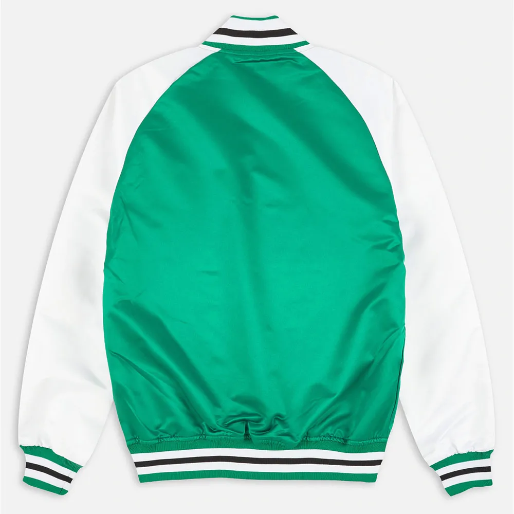 Boston celtics prime times satin green white jacket