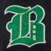 Boston celtics pro prep black wool and leather varsity jacket 6