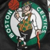 Boston celtics script tail black satin varsity jacket 7