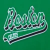 Boston celtics script tail wool leather varsity jacket greenwhite 5 1