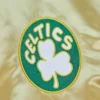 Boston celtics team og 20 full zip satin varsity jacket gold 3
