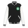 Boston celtics two tone varsity jacket
