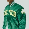 Boston celtics vintage green satin jacket