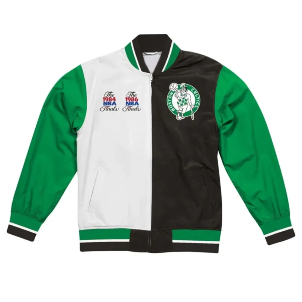 Boston celtics warm up team history jacket