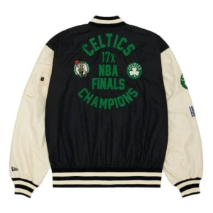 Boston celtics x new era x alpha l 2b bomber jacket 2