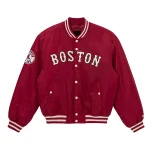 Boston Red Sox Vintage Cooperstown Red Satin Jacket