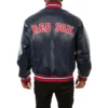Boston red sox full real leather varsity jacket navy 2