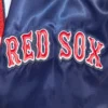 Boston red sox mashup full snap satin varsity jacket navy 4 1