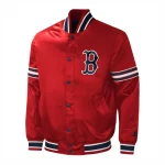 Boston Red Sox Midfield Red Satin Jacket