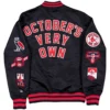 Boston red sox ovo x new era full snap twill satin jacket
