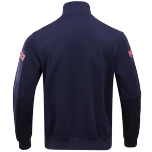 Boston red sox pro standard full zip polyester varsity navy jacket 2 2