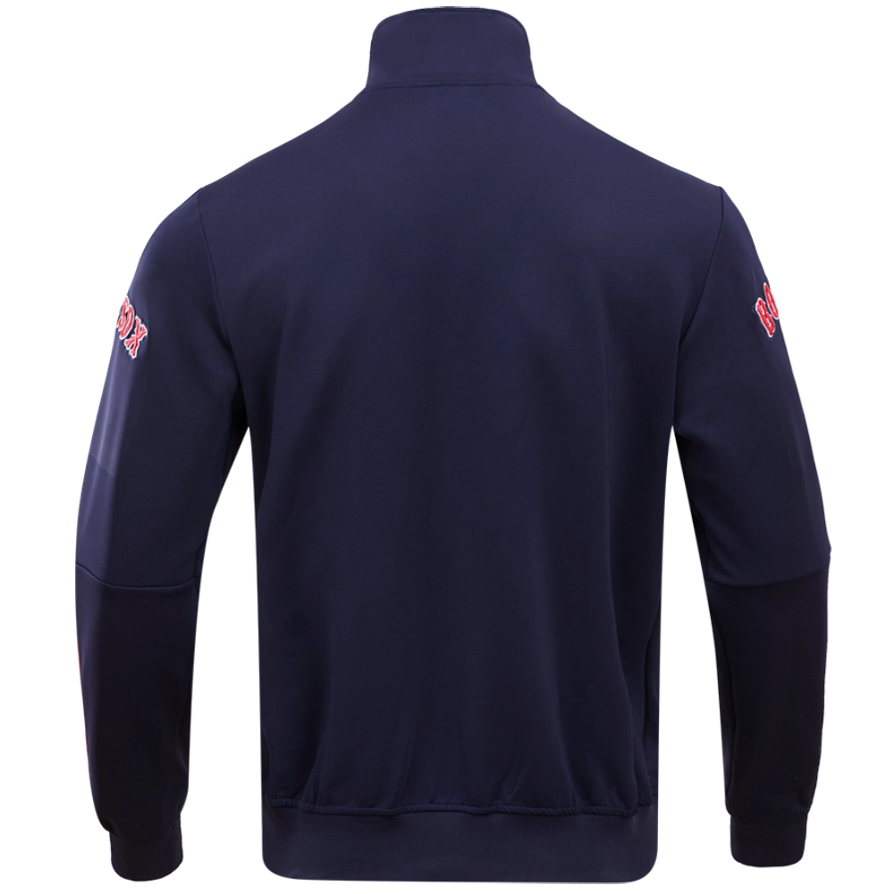 Boston red sox pro standard full zip polyester varsity navy jacket 2 2