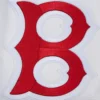 Boston red sox retro classic wool leather varsity jacket navy white 2