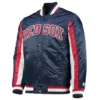 Boston red sox the ace satin varsity jacket navy 2