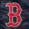 Boston red sox the captain ii satin varsity jacket navy 3