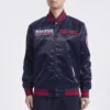 Boston red sox turn it up m satin varsity jacket