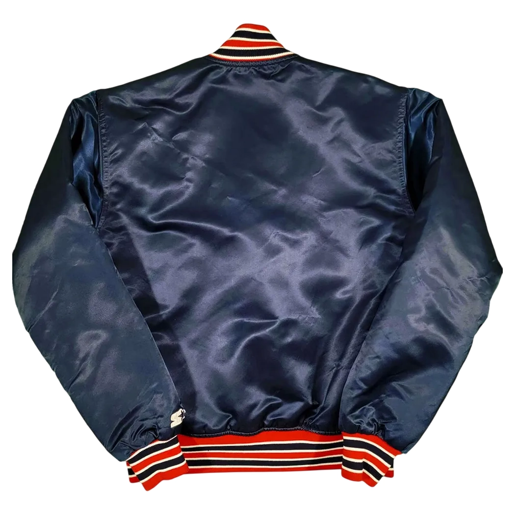 Boston red sox vintage 80s blue satin jacket