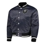 Brooklyn Nets 10th Anniversary Charcoal Satin Jacket
