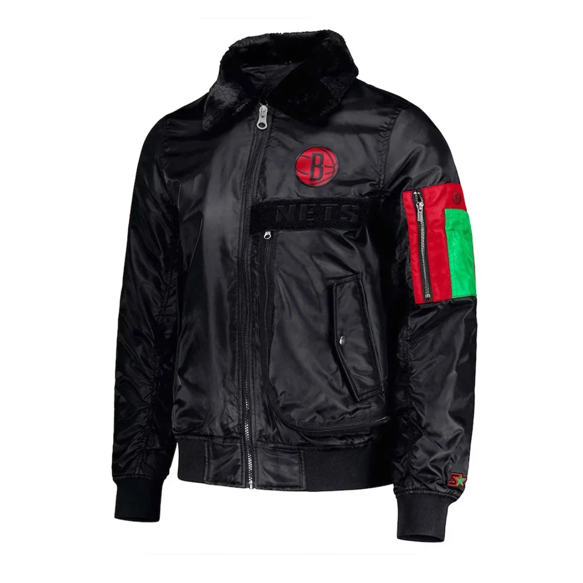 Brooklyn nets black history month jacket